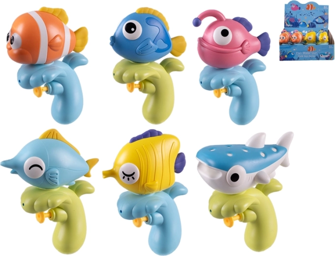 Vodeni pištolj u obliku ribe 15 cm