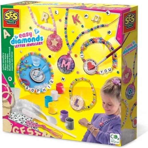 SES Creative set za izradu nakita sa slovima