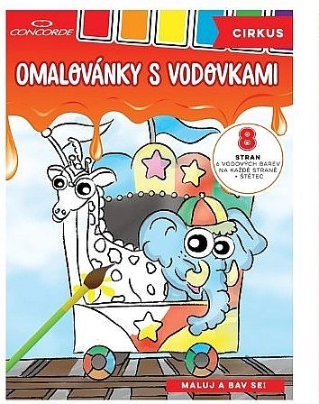 Bojanke s vodenim bojama CONCORDE Cirkus A4