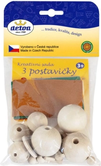 Detoa kreativni set – drvene figurice za stvaranje