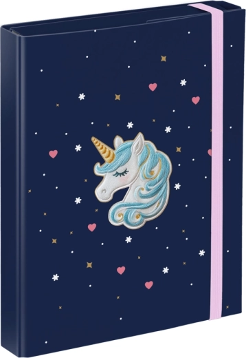Fascikle za školske bilježnice A5 BAAGL Unicorn Gold