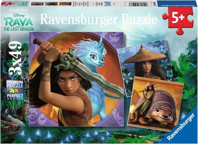 Puzzle RAVENSBURGER Raya i zmaj 3×49 dijelova
