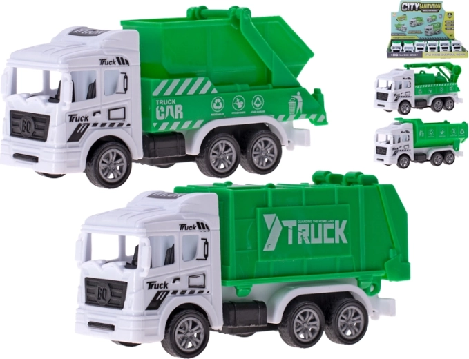 Set smetlićarskih kamiona s povratnim pogonom 12 cm