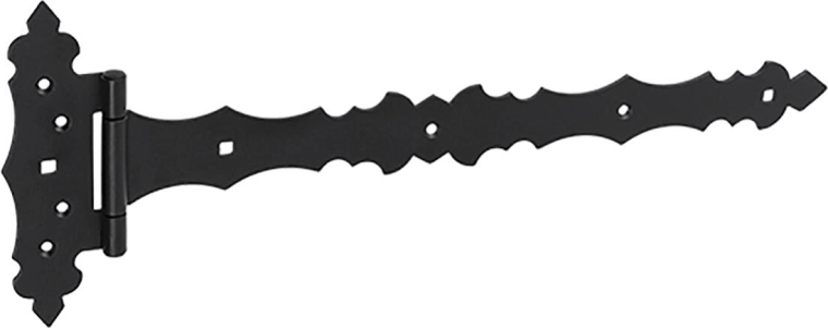 Ukrasna vratašna šarka 400 × 30 × 170 × 2,5 mm, crna