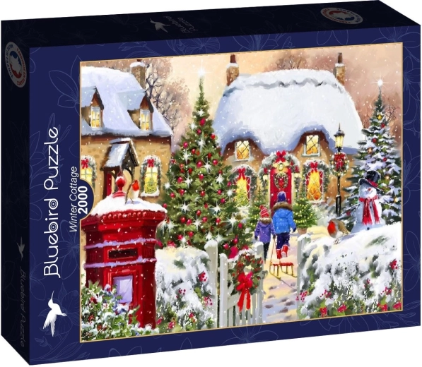 Bluebird puzzle Winter Cabin 2000 pieces