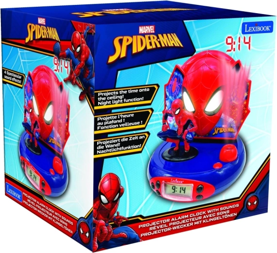 3D budilica s projektorom SPIDER-MAN