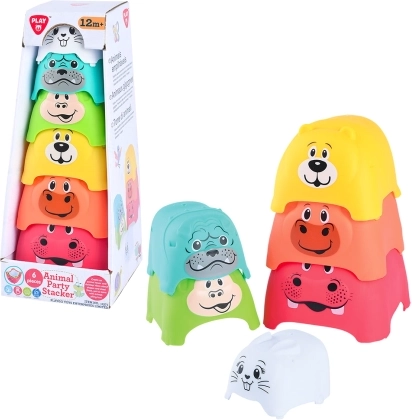 PlayGo životinjska kula – plastična igračka za djecu od 3 godine