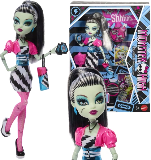 Kolekcionarska lutka Monster High Frankie Stein Dawn of the Dance Creeproduction, 27 cm, s dodacima