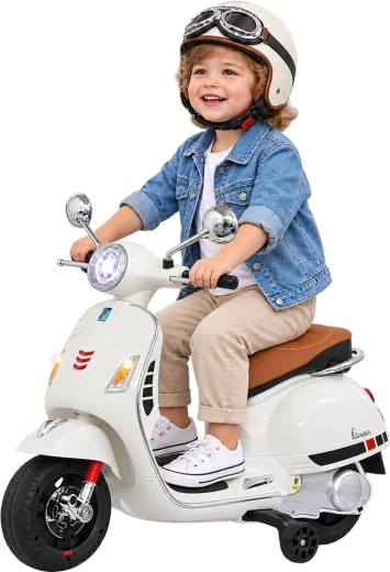 Children's Electric Ride-On Vespa GTS 125 White