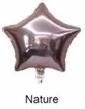 Folijski balon zvijezda prirodne boje 45 cm