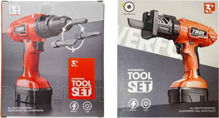 Dječja električna bušilica 2-u-1 na baterije