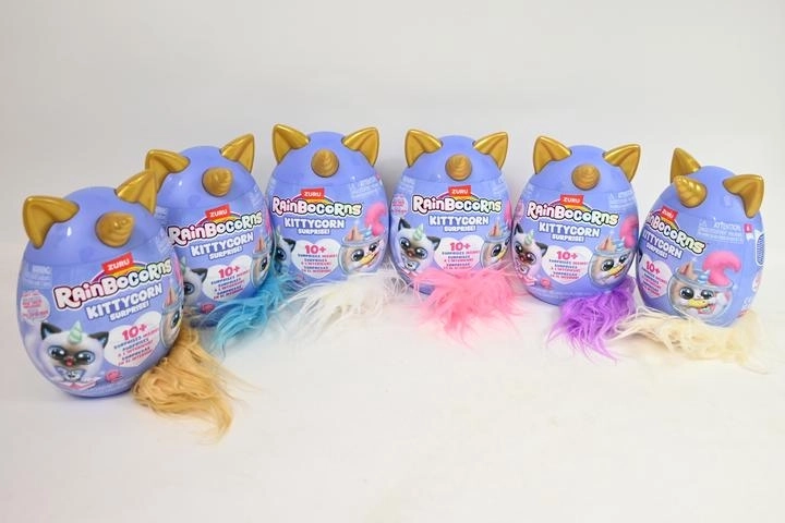 ZURU Rainbocorns kittycorn iznenađenje – jaje iznenađenja s plišanim mačićem jednorogom