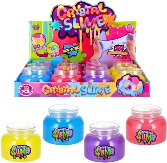 Crystal slime in a plastic cup - 1 piece