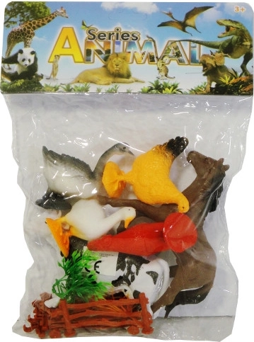 Farm animal figurines – set of 6 pcs