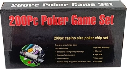 Poker set u praktičnom kovčegu