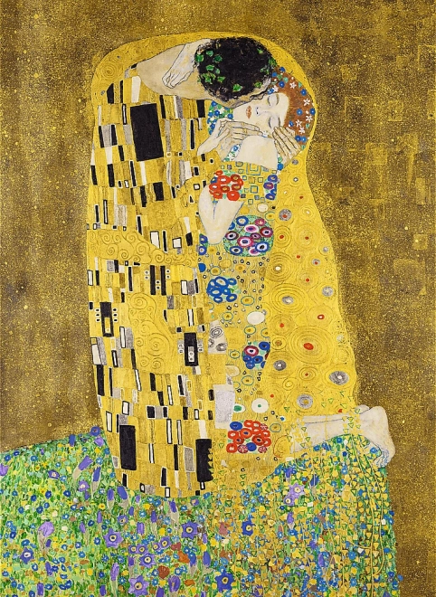 Drvene puzzle Gustav Klimt - Poljubac 200 dijelova