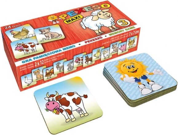 pexeso mfp lux – životinje u dvorištu