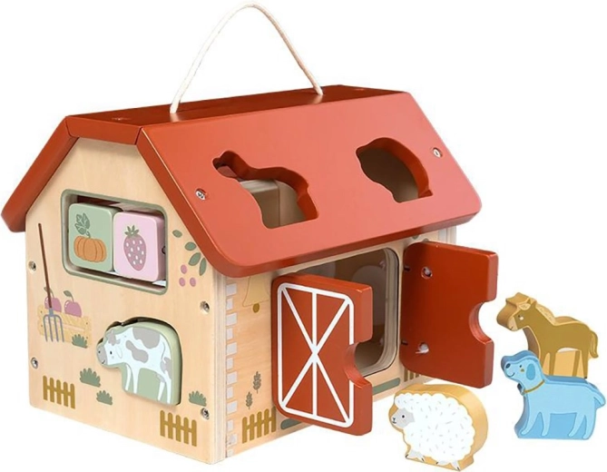 Wooden Montessori Farmhouse Baby Mix