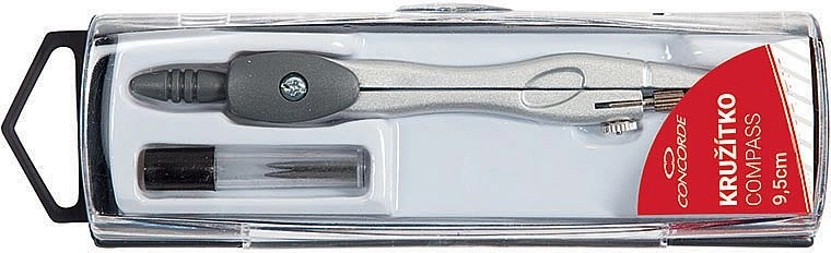 Metal Compass CONCORDE with Spare Leads