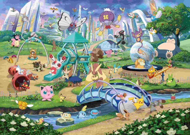 Ravensburger Pokémon Breakout 1 puzzle, 1000 pieces
