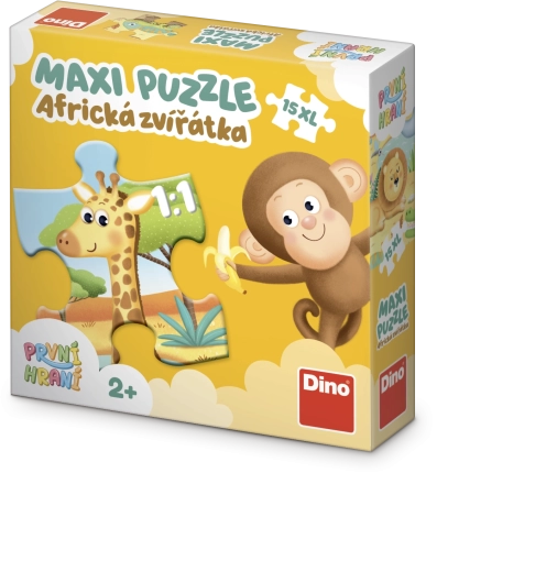 Dino Maxi Baby Puzzle First Play African Animals, 15 Pieces