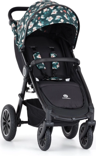 Petite&Mars sportska kolica Street+ Air black limited flowers