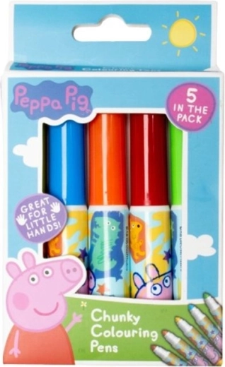 Alltoys flomasteri Prase Peppa 5 kom
