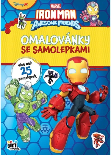 Bojanka A4 s naljepnicama Ironman