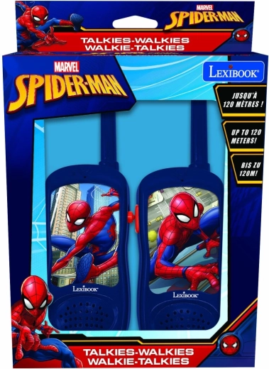 Dječije walkie-talkie LEXIBOOK SPIDER-MAN s dometom 120 m