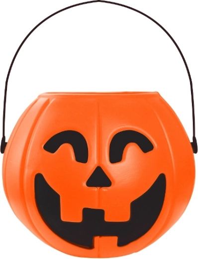 Pumpkin Halloween bucket 16 × 14 cm