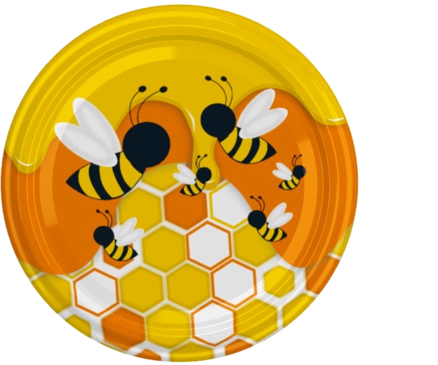 Poklopci fi82 s motivom pčelice – 6z, karton 660 kom
