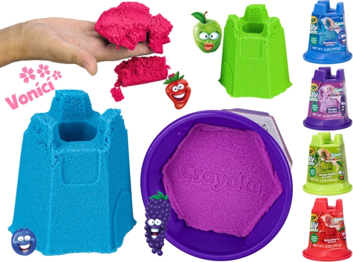 Crayola mirisni kinetički pijesak 142 g za djecu od 3 godine