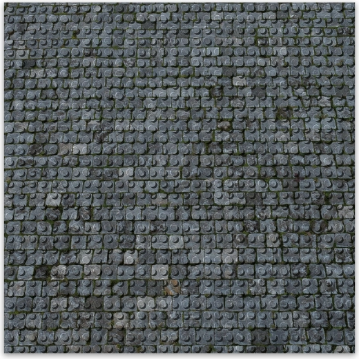 Dizajnerska podloga BRIXIES Plus - popločane kocke 25,5 x 25,5 cm