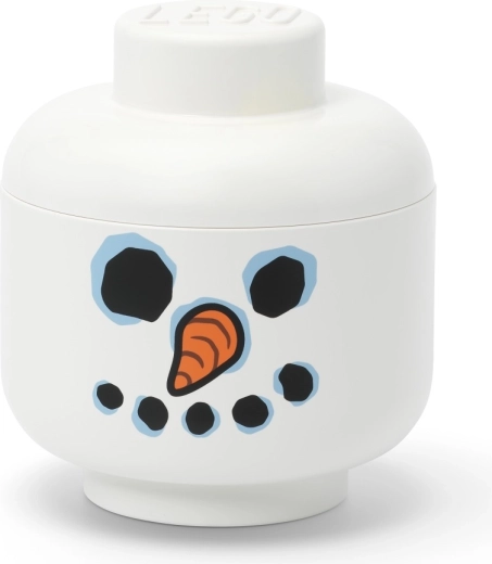 LEGO storage head size S snowman
