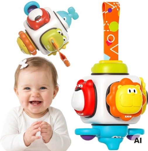 Woopie Baby senzorička kocka 6u1 sa životinjicama