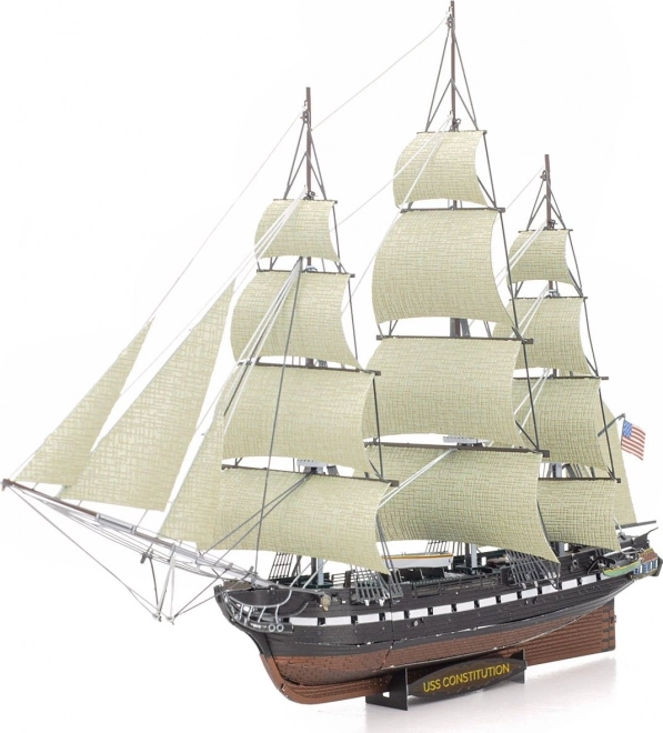 Metal earth 3D puzzle premium series: brod USS Constitution – metalni model