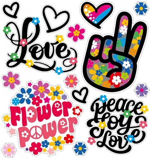 Pegla-na naljepnica Snaga Cvijeća mali arak