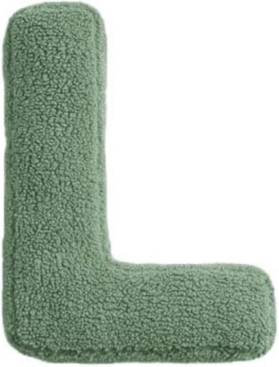 Mealini plush letter L green - 1 piece