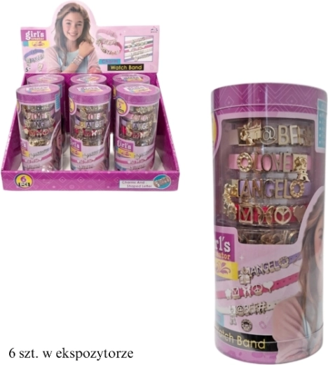 dječji DIY set za izradu narukvica s privjescima i slovima