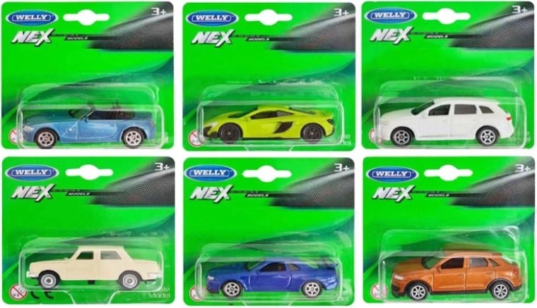 Model auta Welly 1:60 mix - 1 komad