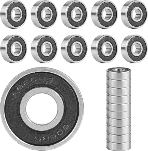 Ležajevi ABEC 9 za romobile, skateboarde i klizaljke – set 10 kom