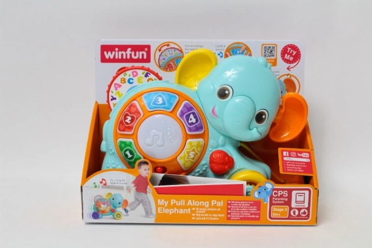 SmilyPlay pull-along elephant