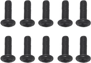 Torento screws 2.5 × 6 × 10 mm (10 pcs)
