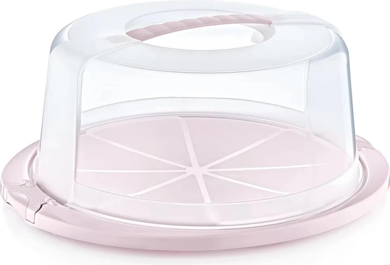 Okrugla kutija za tortu Nordic Pink 33,5 × 38 × 17 cm
