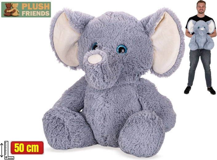 Plush Friends plišani slon sjedeći 50 cm