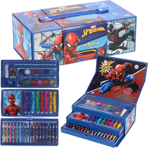 Kufrić za crtanje s likovnom setom Spider-Man