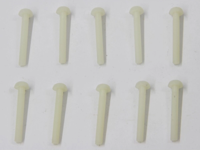 Plastic screws with pan head and Phillips drive M4 × 30 mm, 10 pcs