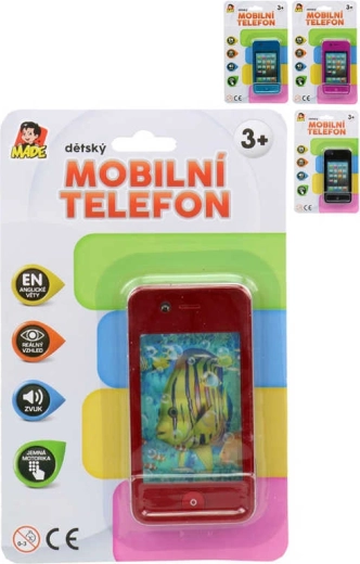 Children's smart mobile phone with sound 11 cm (English phrases) - 1 piece