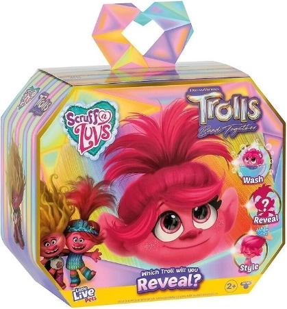 Little Live Pets Scruff-a-Luvs DreamWorks Trolls iznenađujuća plišana životinjica - 1 komad