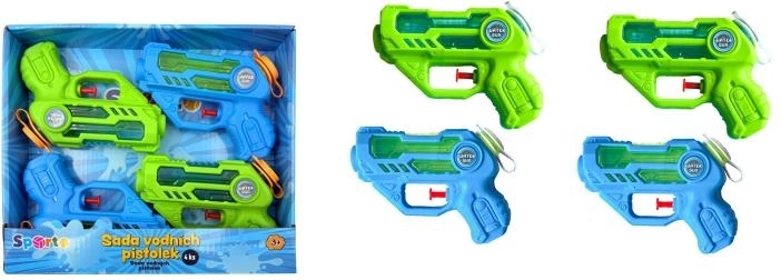 Set vodenih pištolja SPORTO, 4 kom